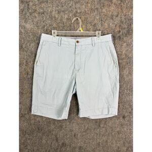 Polo Ralph Lauren Mens Shorts Size 34 Light Blue Classic Fit Flat Front Chino*